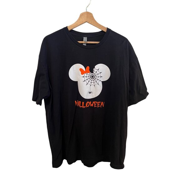 Mickey Halloween Graphic T-Shirt Women's Size XXL Black Next Level Apparel Tee - Picture 1 of 4